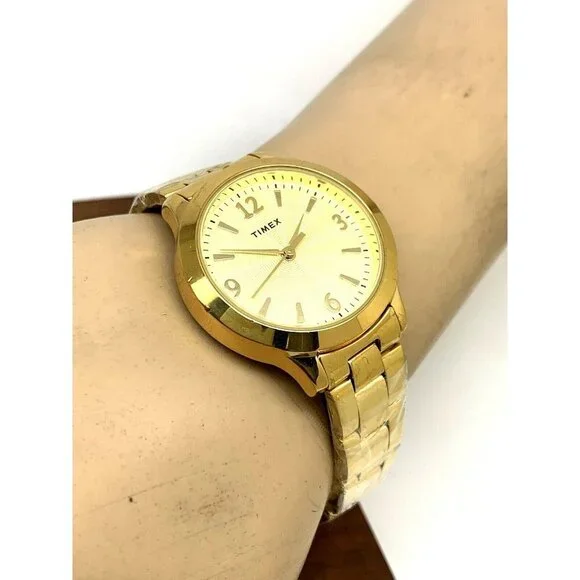 Timex Women's Watch TW2V36000 Quartz Gold Stainless Steel 32mm